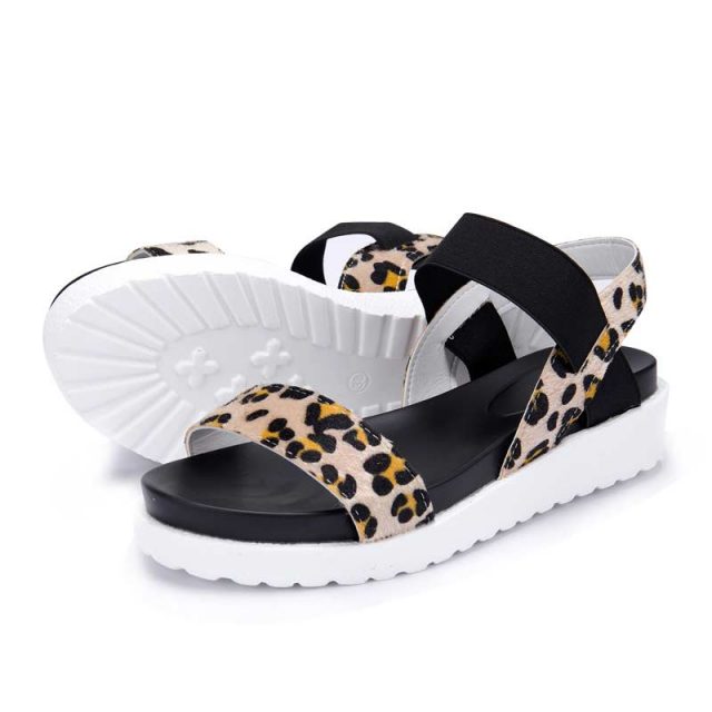 Summer sandals women shoes footwear Women sandals 2019 new peep-toe platform casual shoes woman outdoor flat with comfortable