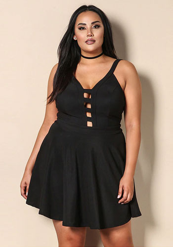 Sexy Dating Party Strap Plus Size Dress