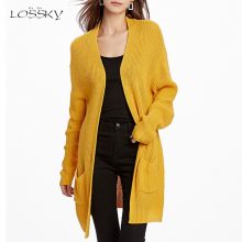 Long Sleeve Knitted Loose Cardigan Sweaters & Coat Minimalist