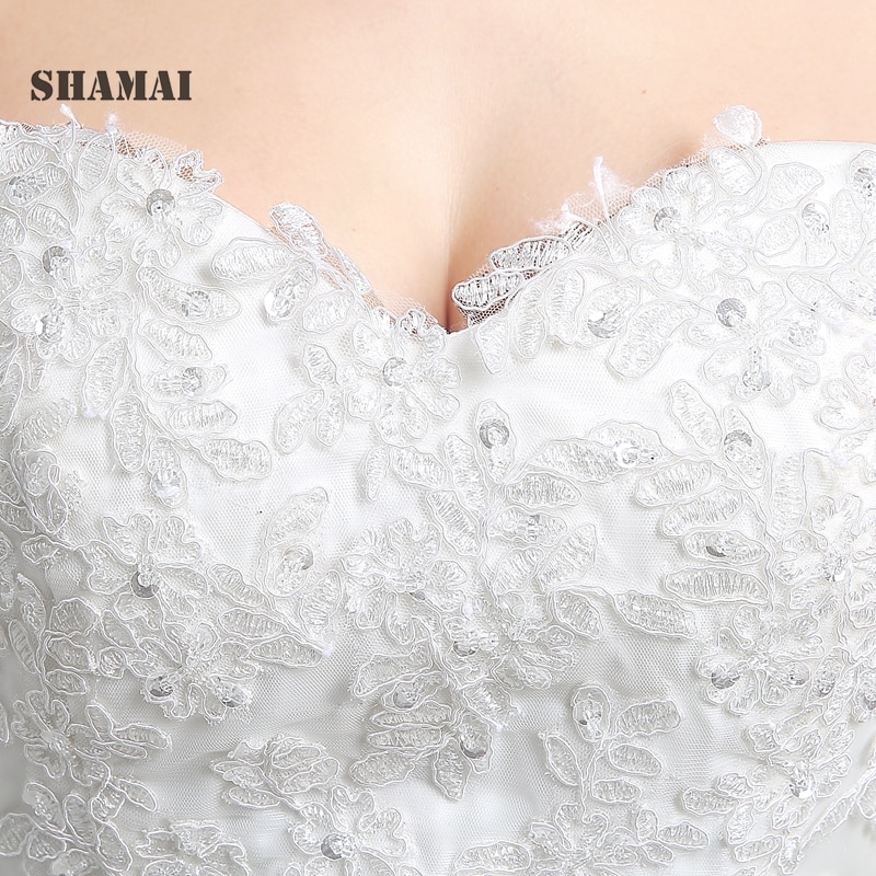 Simple White Wedding Dresses Mermaid In Stock Cheap Elegant Ivory Appliques Beading Bridal Wedding Gowns Floor Length Mermaid