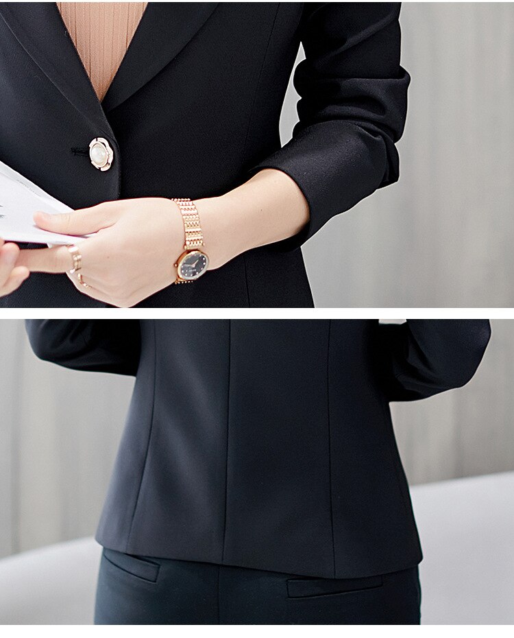 2019 Autumn women blazers female 2019 Ladies Solid Turn Down Collar Long Sleeve Coat Parka Outerwear veste femme longue CD