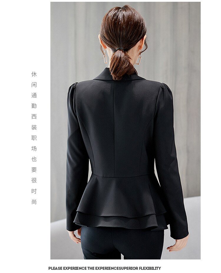 Women's Spring And Autumn New Suit Female 2019 Professional Office Lady Small Blazer Temperament Slim Jacket Single Button S-xxl