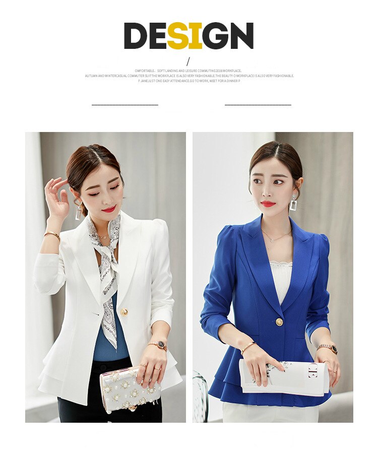 Women's Spring And Autumn New Suit Female 2019 Professional Office Lady Small Blazer Temperament Slim Jacket Single Button S-xxl