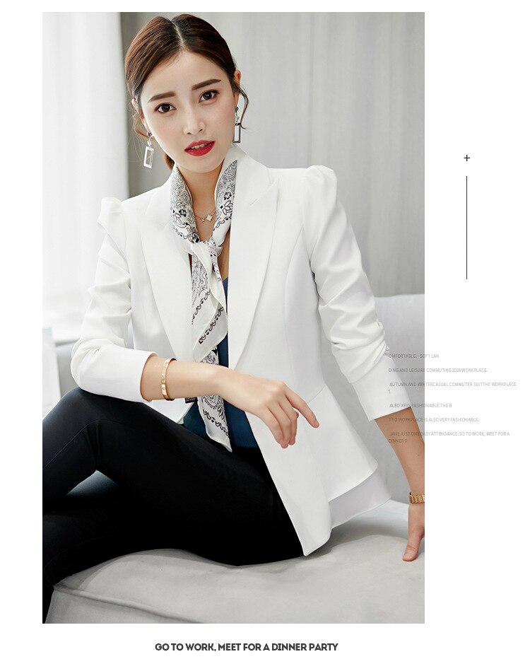 Women's Spring And Autumn New Suit Female 2019 Professional Office Lady Small Blazer Temperament Slim Jacket Single Button S-xxl