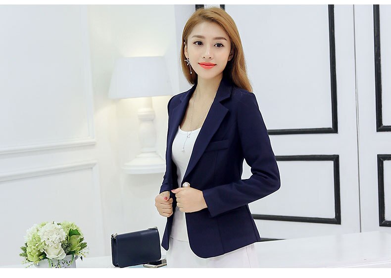 2019 Autumn New Women's Korean Suit Ladies Slim Fashion Small Blazer Female Long-sleeved Office Lady Fashion Women Jacket S-xxl