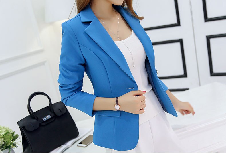 2019 Autumn New Women's Korean Suit Ladies Slim Fashion Small Blazer Female Long-sleeved Office Lady Fashion Women Jacket S-xxl