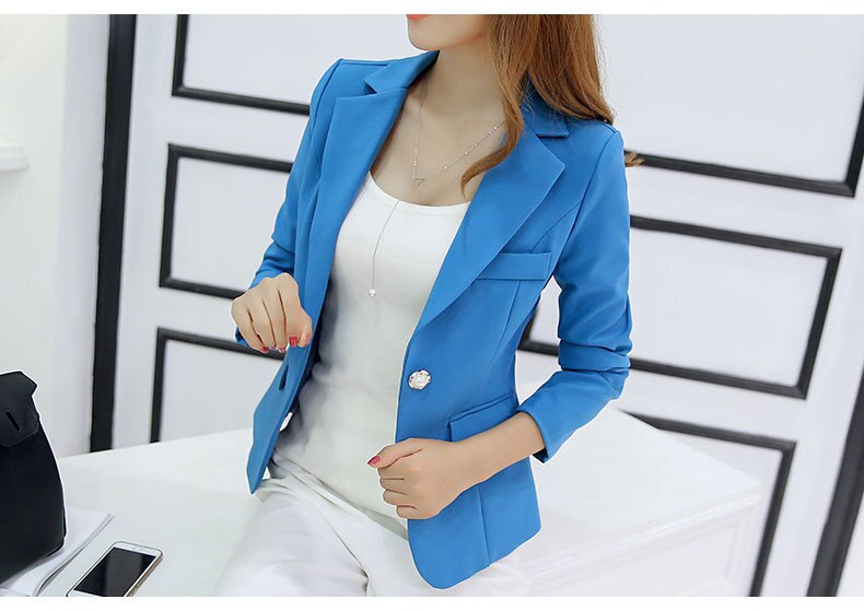 2019 Autumn New Women's Korean Suit Ladies Slim Fashion Small Blazer Female Long-sleeved Office Lady Fashion Women Jacket S-xxl