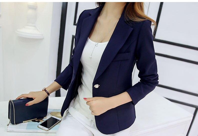 2019 Autumn New Women's Korean Suit Ladies Slim Fashion Small Blazer Female Long-sleeved Office Lady Fashion Women Jacket S-xxl