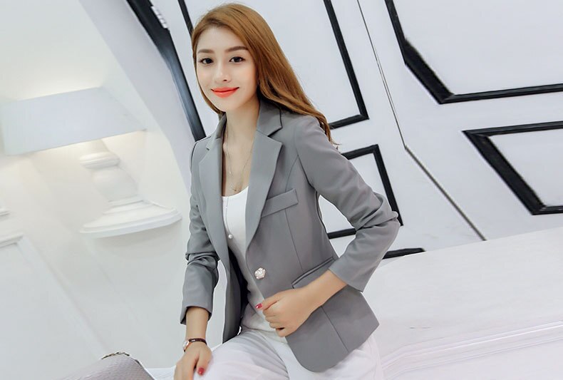 2019 Autumn New Women's Korean Suit Ladies Slim Fashion Small Blazer Female Long-sleeved Office Lady Fashion Women Jacket S-xxl