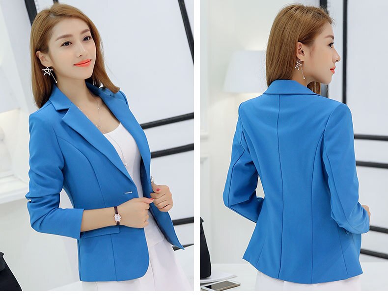 2019 Autumn New Women's Korean Suit Ladies Slim Fashion Small Blazer Female Long-sleeved Office Lady Fashion Women Jacket S-xxl