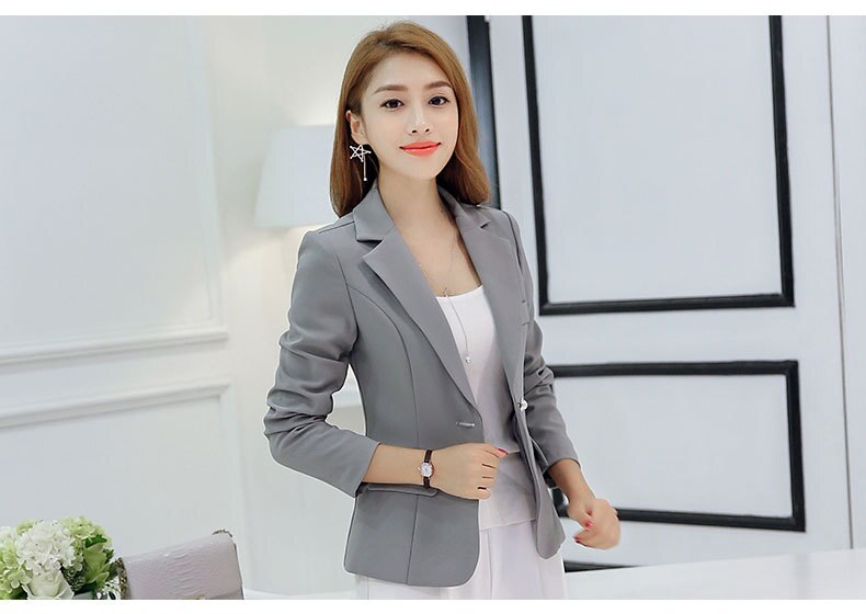 2019 Autumn New Women's Korean Suit Ladies Slim Fashion Small Blazer Female Long-sleeved Office Lady Fashion Women Jacket S-xxl