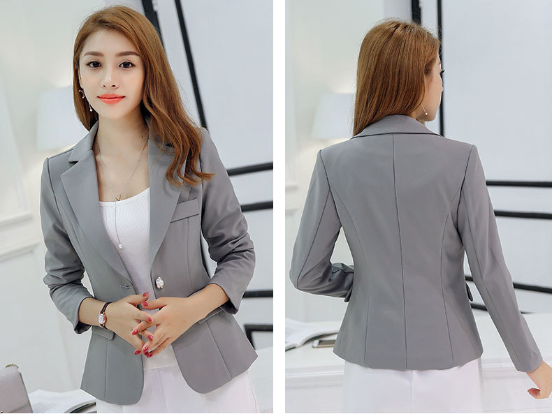 2019 Autumn New Women's Korean Suit Ladies Slim Fashion Small Blazer Female Long-sleeved Office Lady Fashion Women Jacket S-xxl