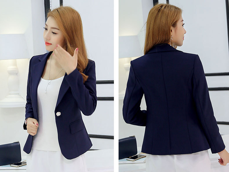 2019 Autumn New Women's Korean Suit Ladies Slim Fashion Small Blazer Female Long-sleeved Office Lady Fashion Women Jacket S-xxl