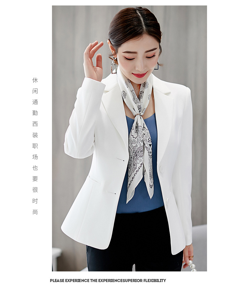 2019 spring and autumn professional small suit female Korean version solid color ladies Blazer temperament commuter women jacket