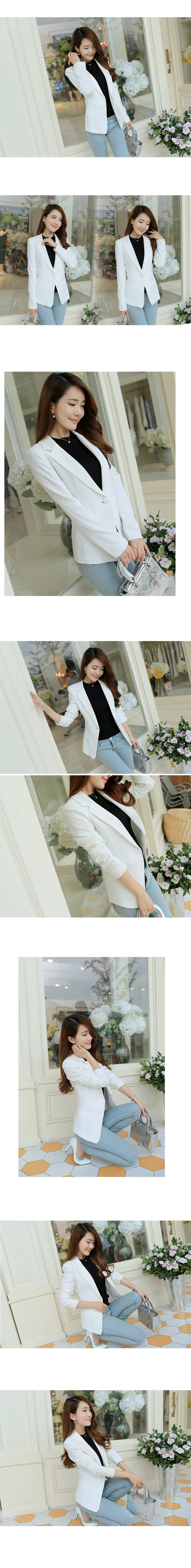 Samgpilee 2019 new Ladies Jacket Suit Collar Solid Slim Fit Long Sleeve Single-Breasted Small Jacket blazer female blazer women