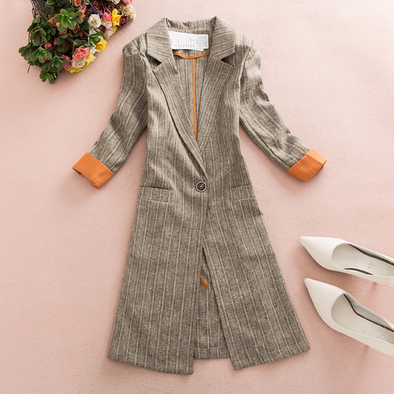2019 Spring And Autumn New Suit Female Korean Version Long-sleeved Small Blazer Jacket Professional Single Button Office Lady