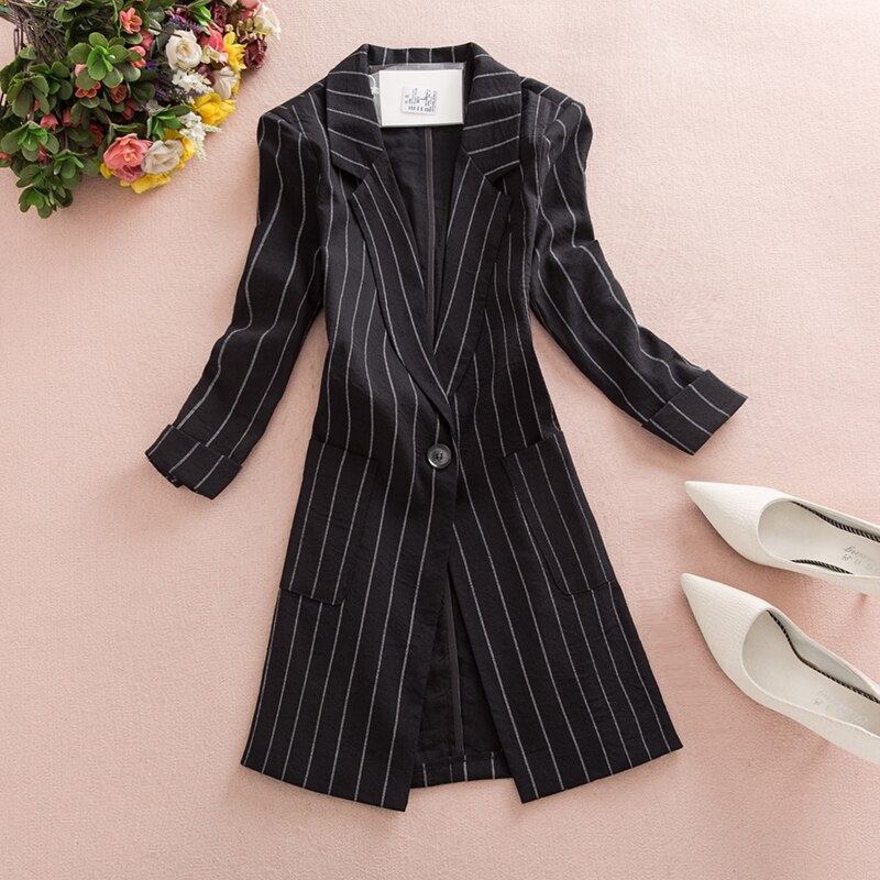 Casual Long Sleeve Jacket blazer feminino Turn-down Collar Coat Lady Jacket Suit Formal Coat Slim OL Women blazers Female