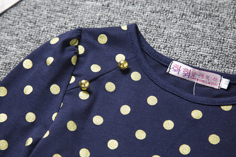 2019 Autumn Winter Girl Dress Long Sleeve Polka Dot Girls Dresses Bow Princess Teenage Casual Dress 8 Years Children Clothes 2019 Autumn Winter Girl Dress Long Sleeve Polka Dot Girls Dresses Bow Princess Teenage Casual Dress 8 Years Children Clothes
