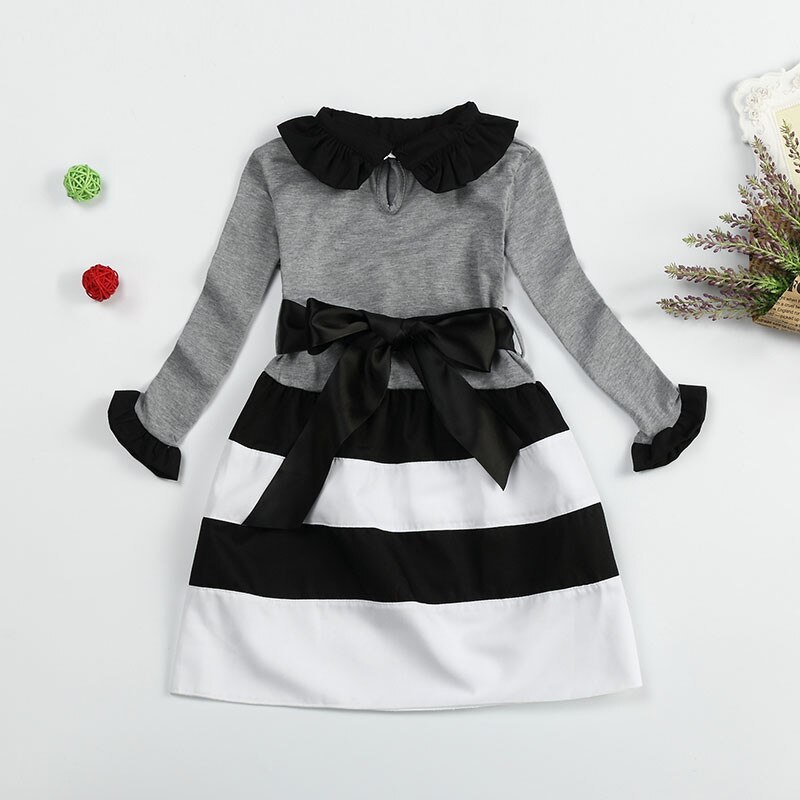 2019 Autumn Winter Girl Dress Long Sleeve Polka Dot Girls Dresses Bow Princess Teenage Casual Dress 8 Years Children Clothes 2019 Autumn Winter Girl Dress Long Sleeve Polka Dot Girls Dresses Bow Princess Teenage Casual Dress 8 Years Children Clothes
