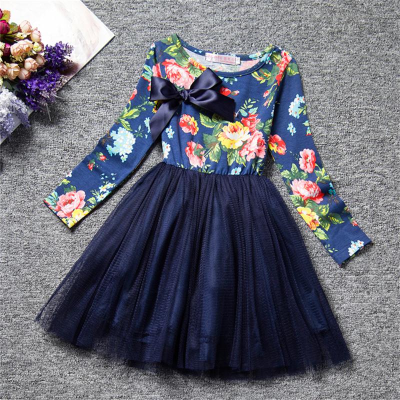 2019 Autumn Winter Girl Dress Long Sleeve Polka Dot Girls Dresses Bow Princess Teenage Casual Dress 8 Years Children Clothes 2019 Autumn Winter Girl Dress Long Sleeve Polka Dot Girls Dresses Bow Princess Teenage Casual Dress 8 Years Children Clothes