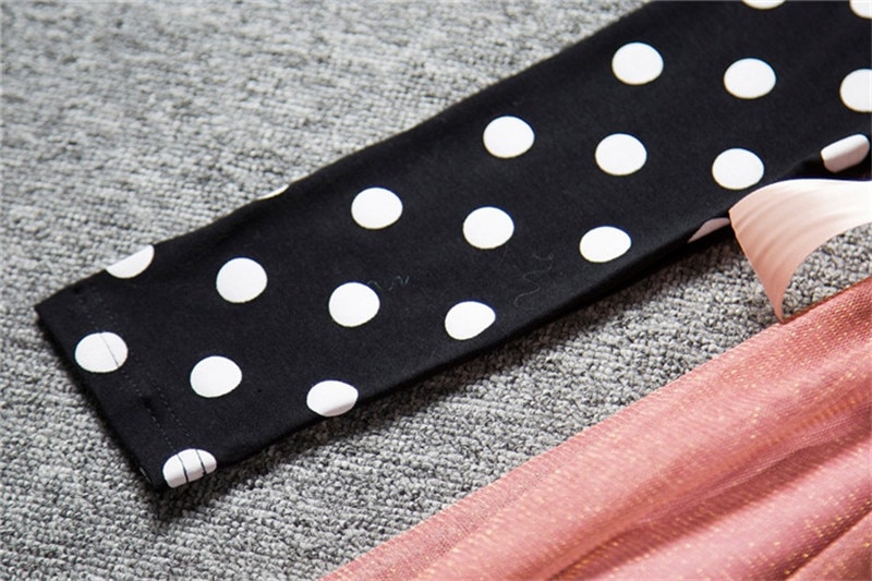2019 Autumn Winter Girl Dress Long Sleeve Polka Dot Girls Dresses Bow Princess Teenage Casual Dress 8 Years Children Clothes 2019 Autumn Winter Girl Dress Long Sleeve Polka Dot Girls Dresses Bow Princess Teenage Casual Dress 8 Years Children Clothes