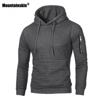 Mountainskin Men's Hoodies Spring Autumn Sportswear Long Sleeve Casual Hooded Coat Mens Brand Clothing Male Sweatshirt 4XL SA519