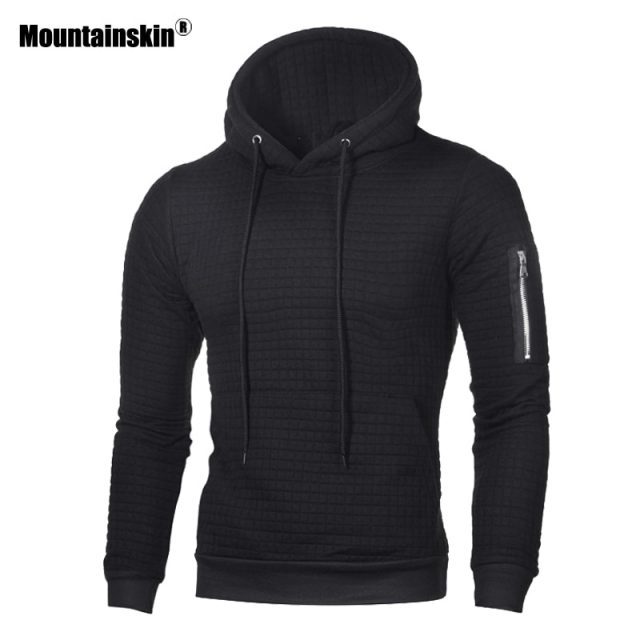 Mountainskin Men’s Hoodies Spring Autumn Sportswear Long Sleeve Casual Hooded Coat Mens Brand Clothing Male Sweatshirt 4XL SA519