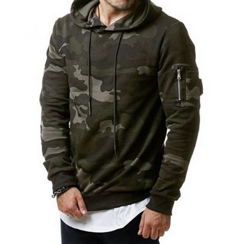 MJARTORIA  Camouflage Hoodies Men 2019 New Fashion Sweatshirt Male Camo Hoody Hip Autumn Winter Hoodie Mens Clothing