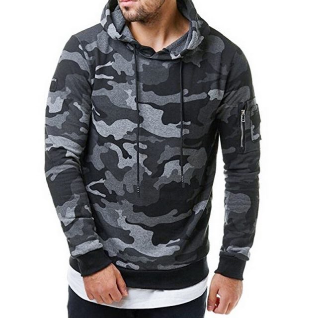 MJARTORIA  Camouflage Hoodies Men 2019 New Fashion Sweatshirt Male Camo Hoody Hip Autumn Winter Hoodie Mens Clothing