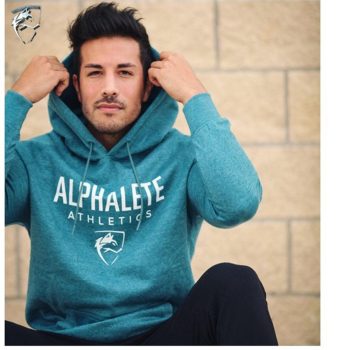 ALPHALETE Men Gyms Hoodies Gyms Fitness Bodybuilding Sweatshirt  Pullover Sportswear Male Workout Hooded Jacket Clothing