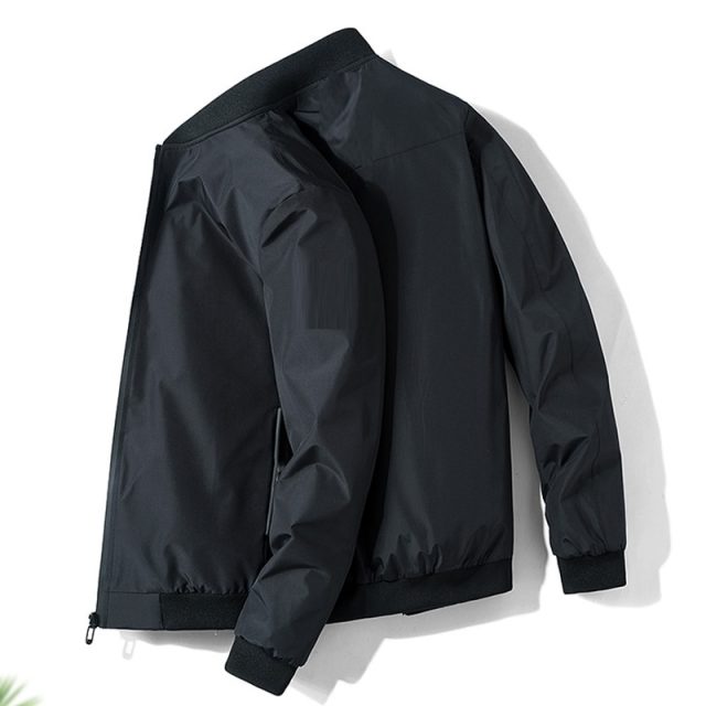 2019 Zip Up Men Jacket Spring Autumn Fashion Brand Slim Fit Coats Male Casual Baseball Bomber Jacket Mens Overcoat Plus size 4XL