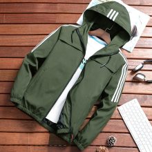 2019 Zip Up Men Jacket Spring Autumn Fashion Brand Slim Fit Coats Male Casual Baseball Bomber Jacket Mens Overcoat Plus size 4XL