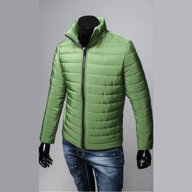 SAGACE Men Jacket 2019 Casual Cotton Stand Zipper Warm Winter Thick Windbreaker Outwear Slim Light Men Coat Jacket Clothing #45