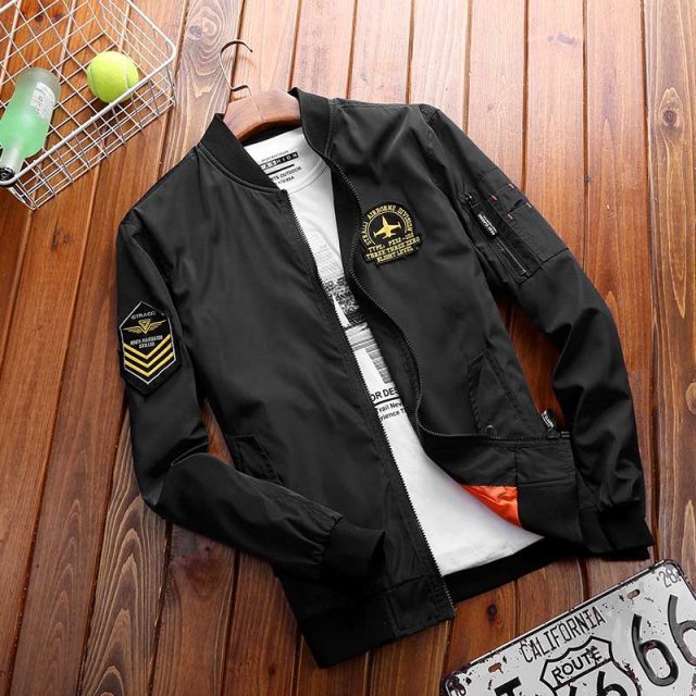 Spring Autumn Korean Fashion Clothing Male Bomber Jacket Men Casual Coat Windbreaker Light Weight Baseball Jacket