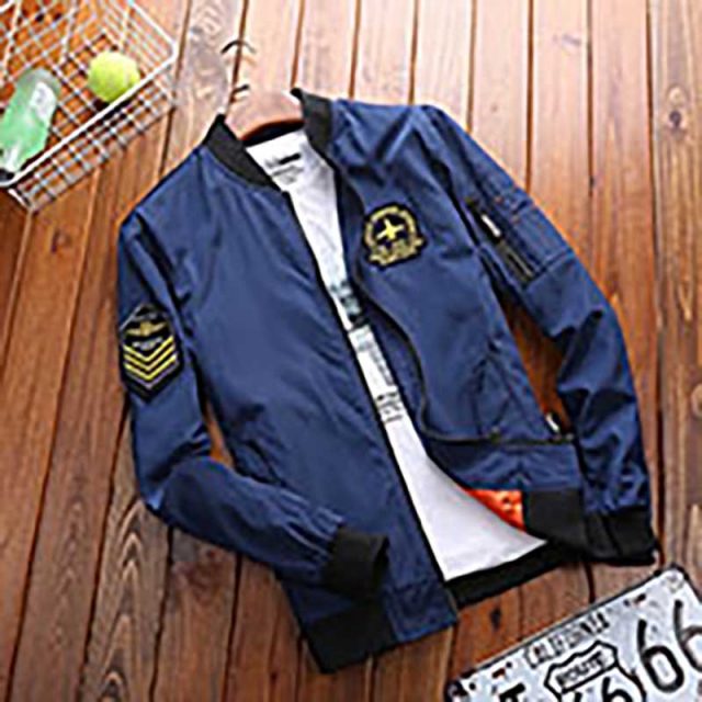Spring Autumn Korean Fashion Clothing Male Bomber Jacket Men Casual Coat Windbreaker Light Weight Baseball Jacket
