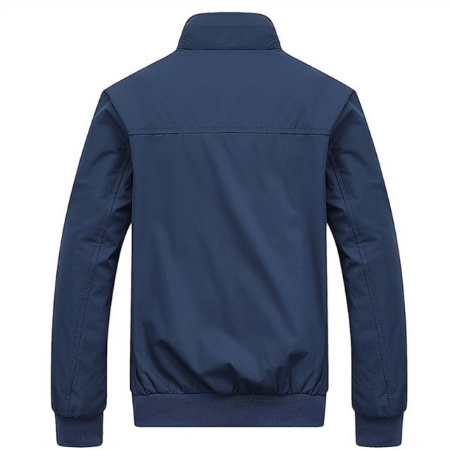 2019 Spring Autumn Casual Solid Fashion Slim Bomber Jacket Men Overcoat New Arrival Baseball Jackets Men’s Jacket M-5XL Top