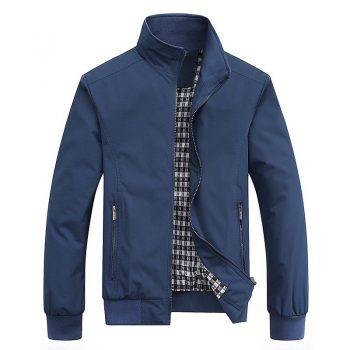 2019 Spring Autumn Casual Solid Fashion Slim Bomber Jacket Men Overcoat New Arrival Baseball Jackets Men's Jacket M-5XL Top