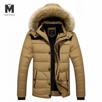 Hooded Men Winter Jacket 2018 New Fashion Thicken Warm Hooded Parkas Coats Male Casual Outwear Padded Outwear Casaco Masculino