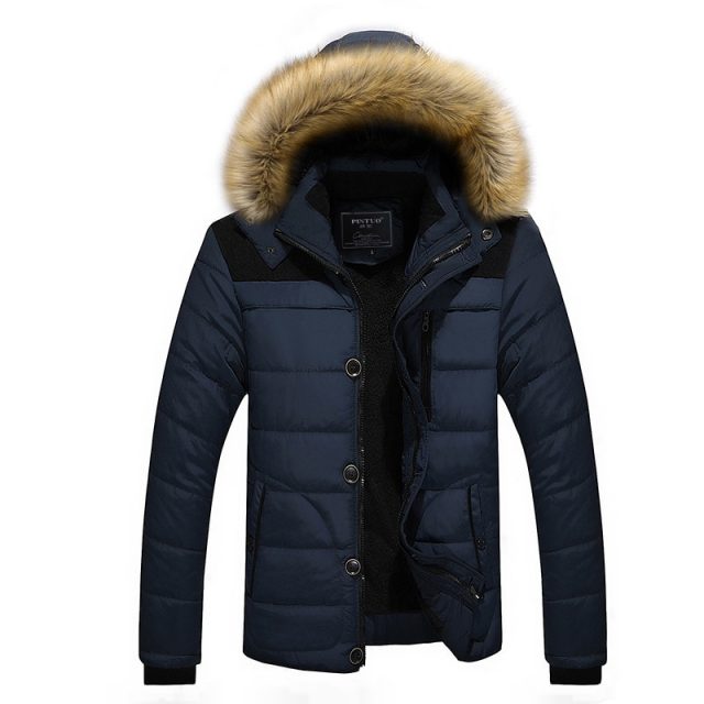Hooded Men Winter Jacket 2018 New Fashion Thicken Warm Hooded Parkas Coats Male Casual Outwear Padded Outwear Casaco Masculino