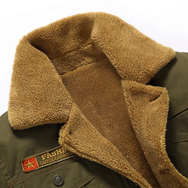 2019 Winter Bomber Jacket Men Air Force Pilot MA1 Jacket Warm Male fur collar Mens Army Tactical Fleece Jackets Drop Shipping