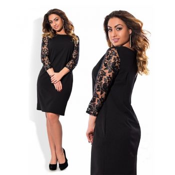 L-6XL 2018 Spring Summer Women Dress Sexy Party Dresses Bodycon Bandage Dress Big Size Black Lace Dress Plus Size Women Clothing