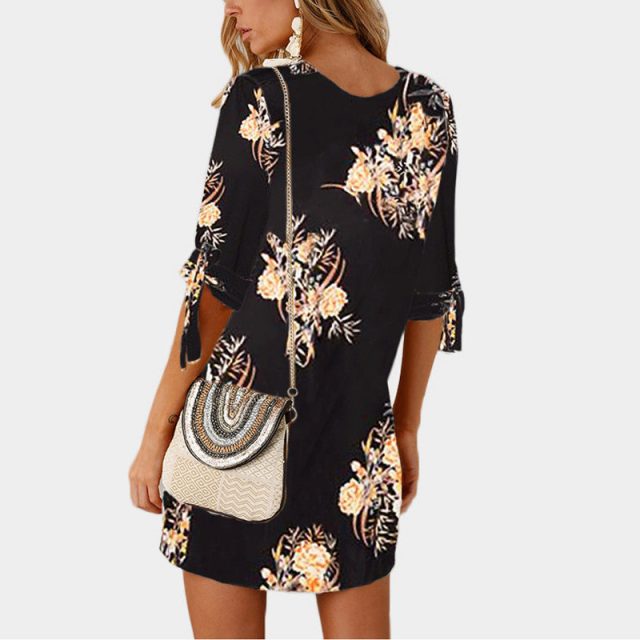 Women’s Loose Floral Printed Summer Dress