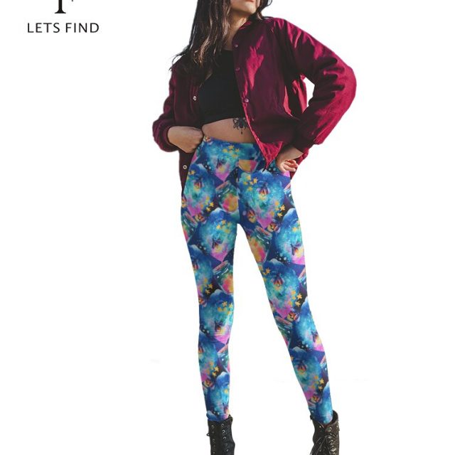 LETSFIND High Quality Women Fashion 2019 High Waist Leggings 220gsm Double Side Brushed Milk Silk Fitness Leggings