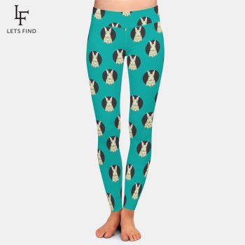 LETSFIND Female Pants Fashion 3D Cartoon Rabbit Print Workout Fitness Leggings High Waist Plus Size Women Trousers