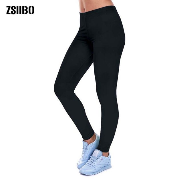 2019 spring fashion new female letter printing leggings high waist elastic trousers women’s casual slim pants