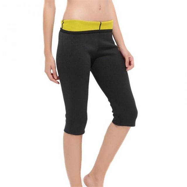 Women Slimming Pants Neoprene Fitness Workout Body Shaper Stretch  Capris IK88