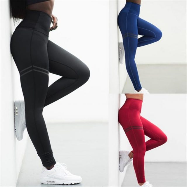 Leggings Pant Trouser High Waist Elasticity For Women Lady Running IK88