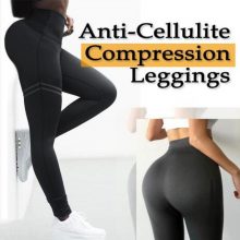 Women High Waist Anti-Cellulite Compression Slim Leggings for Tummy Control and Running IK88