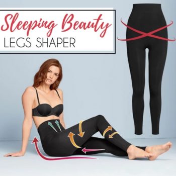 Women Sleeping Beauty Legs Shaper Legging Slimming Leg Hip Up Pants IK88