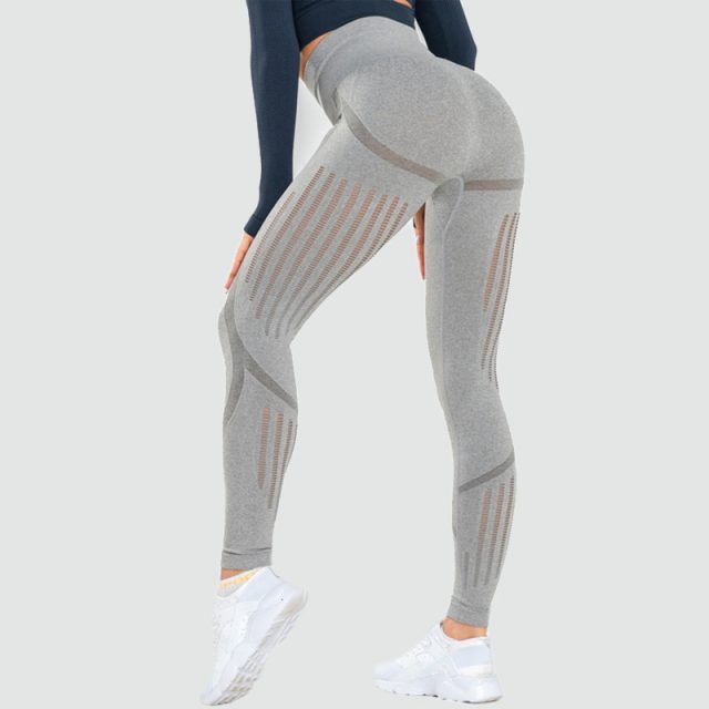 Yoga Seamless Leggings Sport Women Fitness Elastic High Waist Sport Yoga Pants Knitted Athletic Running Gym Leggings Sports Wear